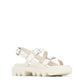 EOS Flicker Sandal in Bone Leather - the tartan fox