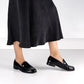 EOS Jenna Loafer in Black - the tartan fox