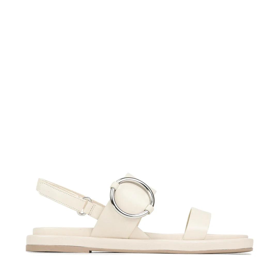 EOS Ringlet Sandal in Bone Leather - the tartan fox