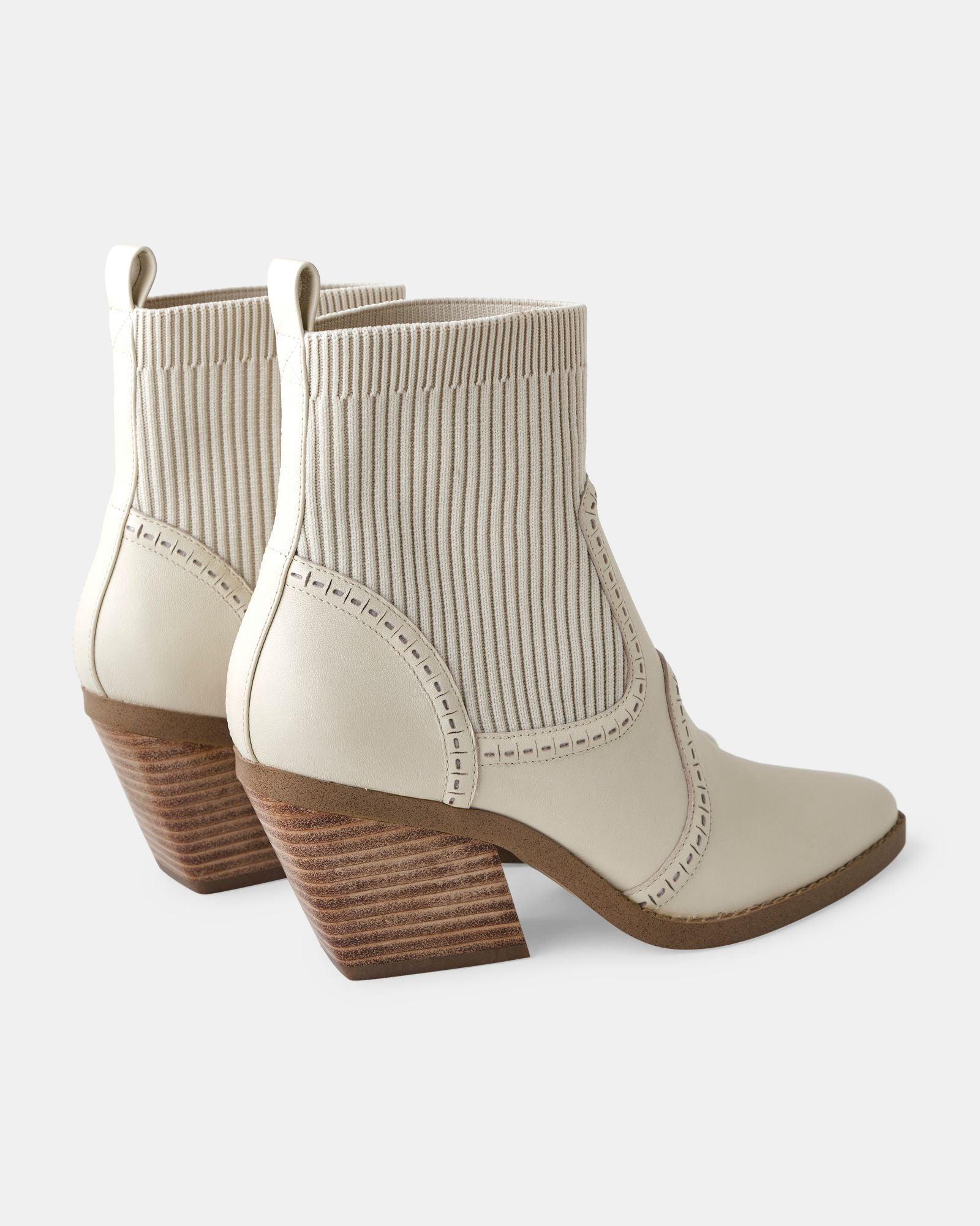 Goldie the Label Yanna Boot in Ivory - the tartan fox