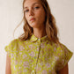 Indi & Cold Cap Sleeve Shirt in Fluoro Lime - the tartan fox