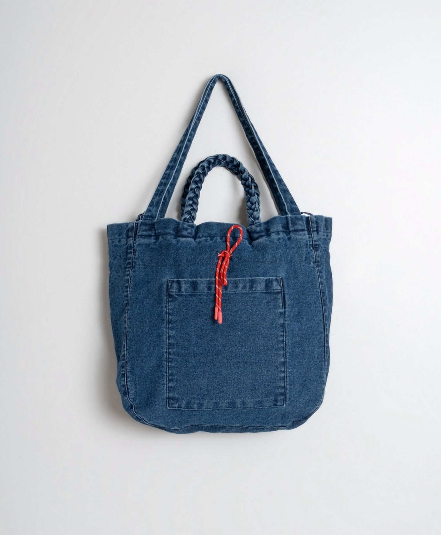 Indi & Cold Denim Shopper Bag - the tartan fox