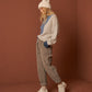 Indi & Cold Micro-Corduroy Ane Pant in Cement - the tartan fox