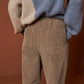 Indi & Cold Micro-Corduroy Ane Pant in Cement - the tartan fox