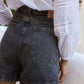 Indi and Cold Retro Denim Shorts in Black