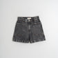 Indi and Cold Retro Denim Shorts in Black
