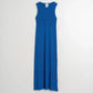 Indi and Cold Ribbed Knit Dress in Azul