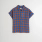 Indi and Cold Vichy Check Shirt in Azul Klein Check