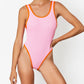 It’s Now Cool The Showtime Duo Onepiece in Pink Crimp - the tartan fox