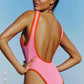 It’s Now Cool The Showtime Duo Onepiece in Pink Crimp - the tartan fox