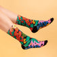 Julie White Bush Bloom Socks - the tartan fox