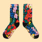 Julie White Bush Bloom Socks - the tartan fox