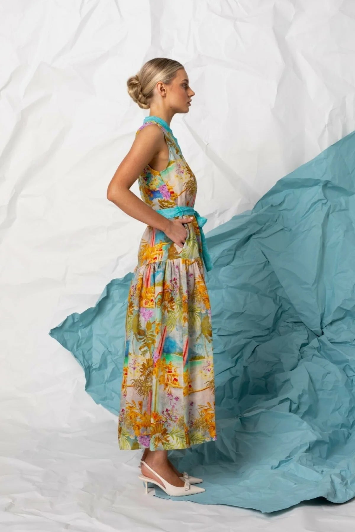 Kachel Asher Maxi Dress in Endless Summer - the tartan fox