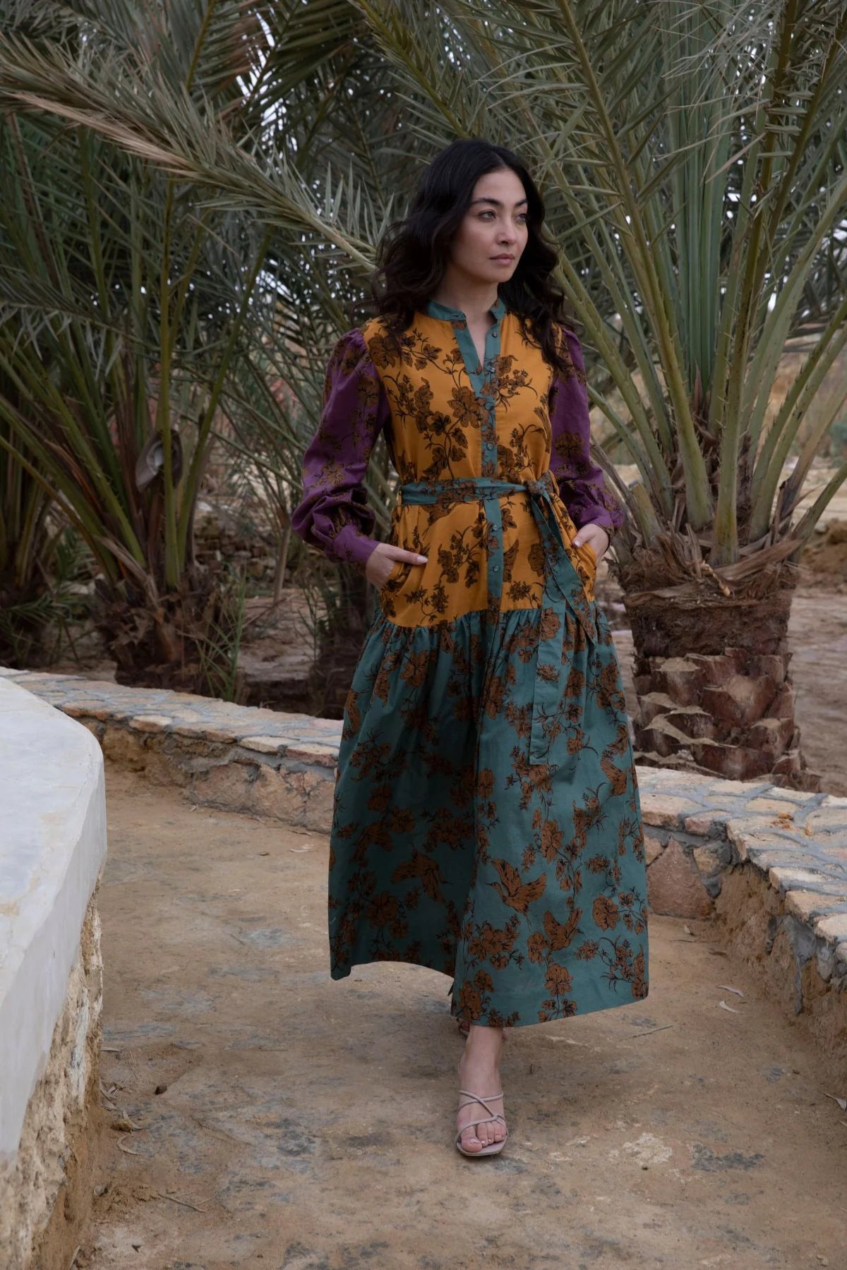Kachel Elena Maxi Dress - the tartan fox