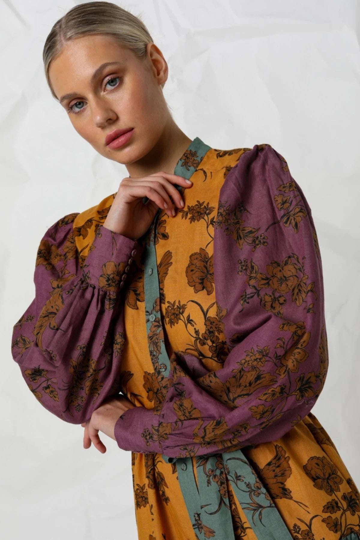 Kachel Elena Maxi Dress - the tartan fox