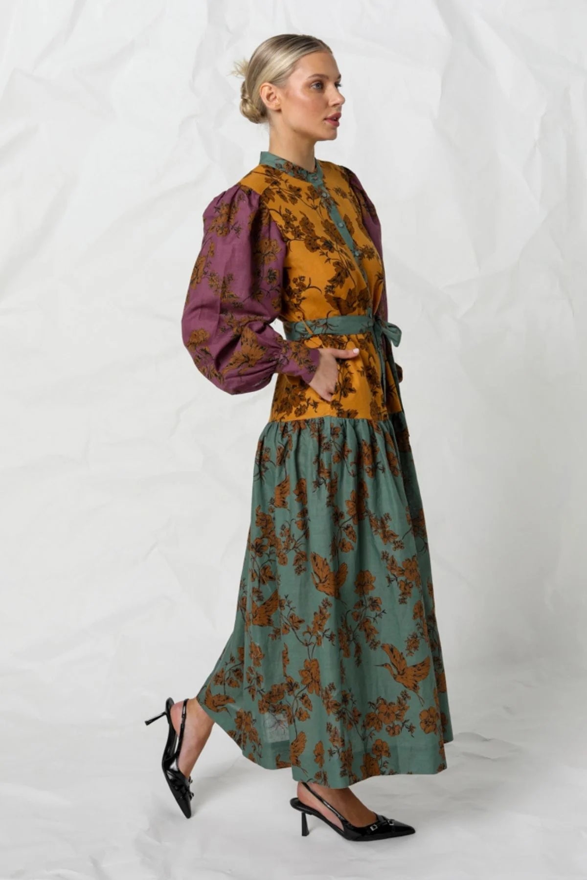 Kachel Elena Maxi Dress - the tartan fox