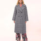 Kachel Julia Check Coat in Black/White Check - the tartan fox