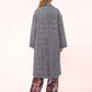 Kachel Julia Check Coat in Black/White Check - the tartan fox