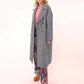 Kachel Julia Check Coat in Black/White Check - the tartan fox