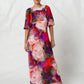 Kachel Quinn Midi Dress in Cleopatra - the tartan fox