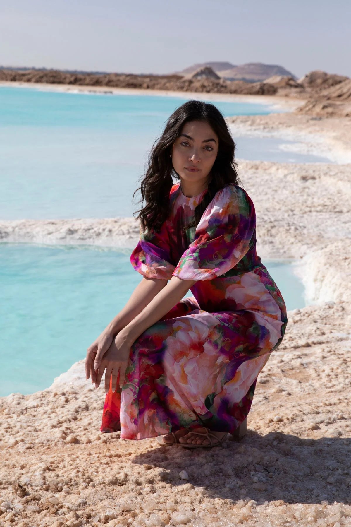 Kachel Quinn Midi Dress in Cleopatra - the tartan fox