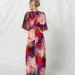 Kachel Quinn Midi Dress in Cleopatra - the tartan fox