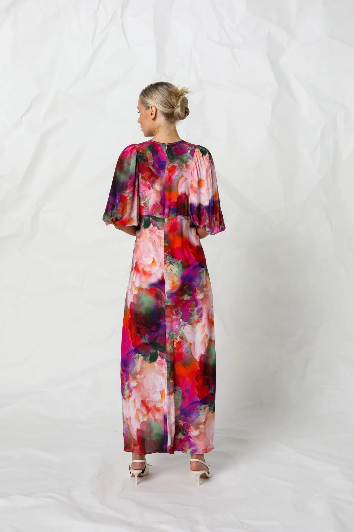 Kachel Quinn Midi Dress in Cleopatra - the tartan fox