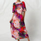 Kachel Quinn Midi Dress in Cleopatra - the tartan fox