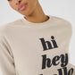 Kaffe Kaellen Sweatshirt in Feather Gray - the tartan fox