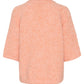 Kaffe KAemilie V-neck Pullover in Peach Nectar - the tartan fox