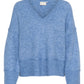 KAFFE KAfridana Pullover in Ebb and Flow Melange - the tartan fox
