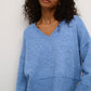 KAFFE KAfridana Pullover in Ebb and Flow Melange - the tartan fox