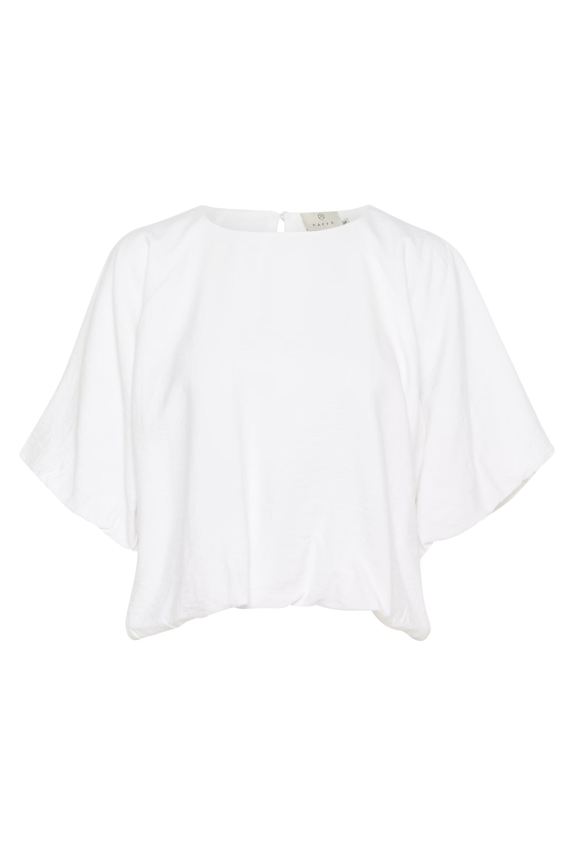 Kaffe KAgabby Blouse in Optical White - the tartan fox