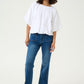 Kaffe KAgabby Blouse in Optical White - the tartan fox