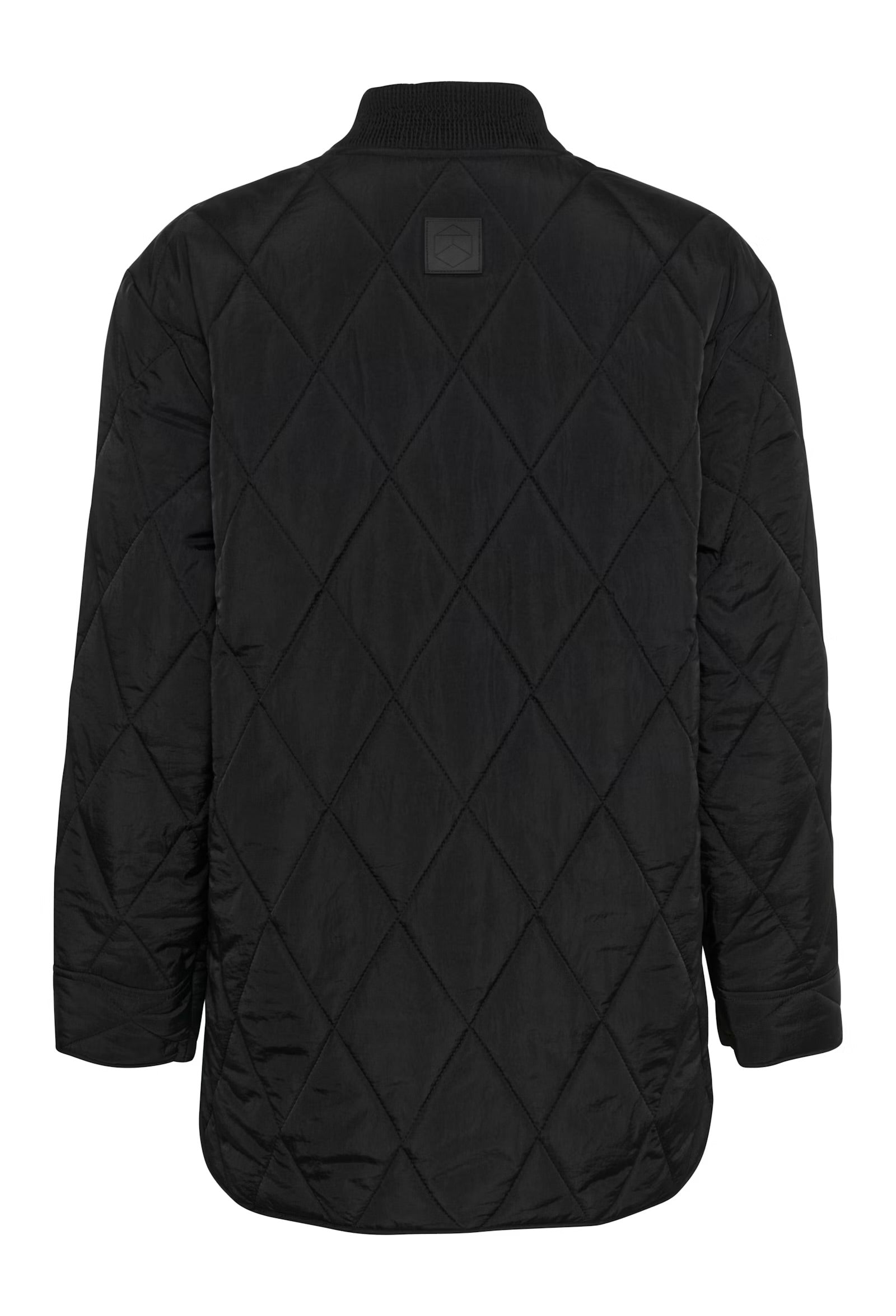 KAFFE Kalorena Quilted Jacket in Black Deep - the tartan fox