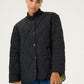 KAFFE Kalorena Quilted Jacket in Black Deep - the tartan fox