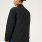 KAFFE Kalorena Quilted Jacket in Black Deep - the tartan fox