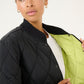 KAFFE Kalorena Quilted Jacket in Black Deep - the tartan fox