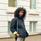 KAFFE Kalorena Quilted Jacket in Black Deep - the tartan fox