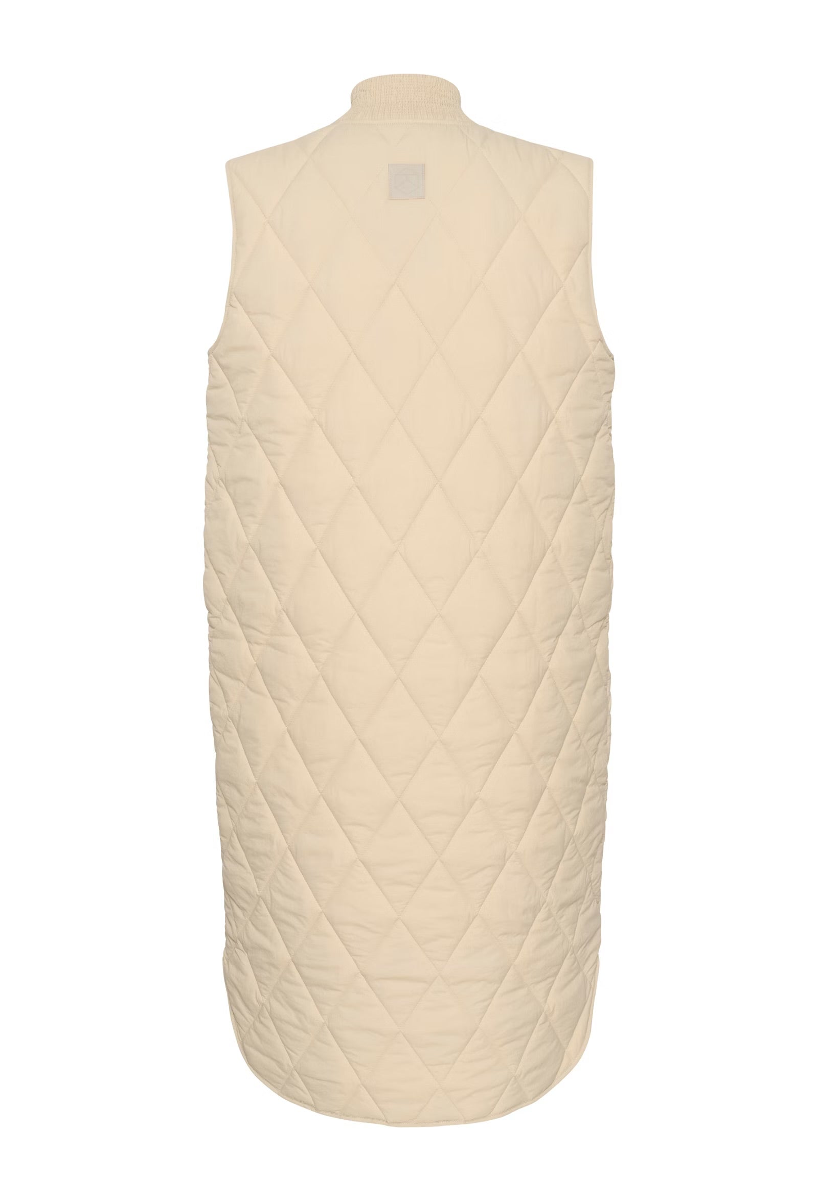 KAFFE KAlorena Quilted Waistcoat in Feather Grey - the tartan fox