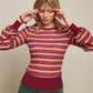 King Louie Bell Top Hellier in Beet Red - the tartan fox