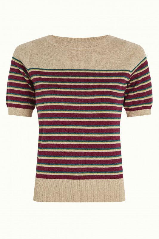 King Louie Bella Top in Ruiz Stripe - the tartan fox