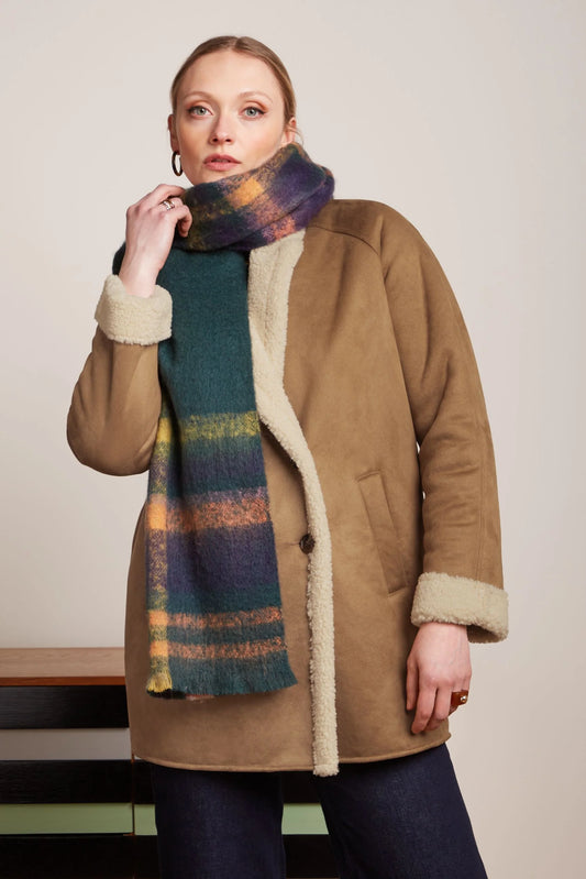 King Louie Check Scarf in Pine Green - Check - the tartan fox