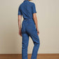 King Louie Gracie Jumpsuit in Denim Blue - the tartan fox