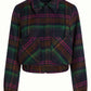 King Louie Isla Jacket Brit Check in Estate Blue - the tartan fox