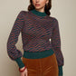 King Louie Jada Sweater in Lava Pine Green - the tartan fox