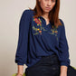King Louie Maisie Blouse in Dakota Embroidery - the tartan fox