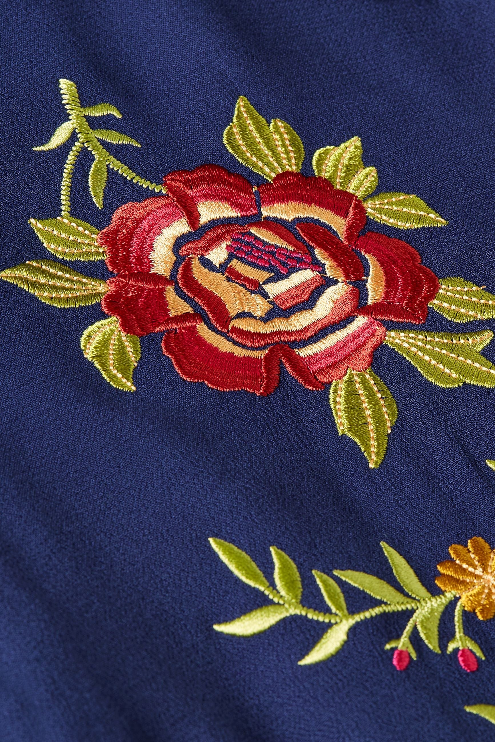 King Louie Maisie Blouse in Dakota Embroidery - the tartan fox