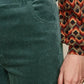 King Louie Marcie Pants Corduroy in Sycamore Green - the tartan fox