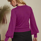 King Louie Maya Top Cocoon in Vivid Purple - the tartan fox